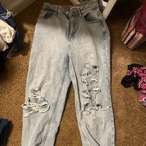 Pacsun ripped baggy jeans